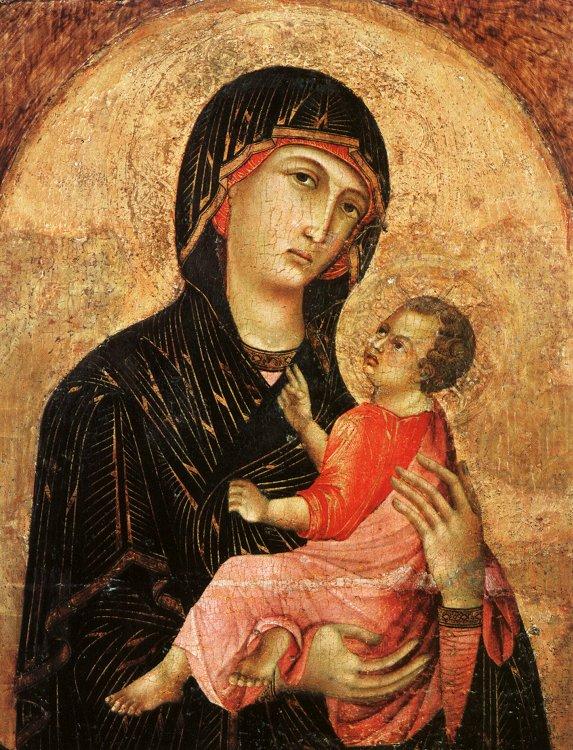 Duccio di Buoninsegna Madonna and Child china oil painting image